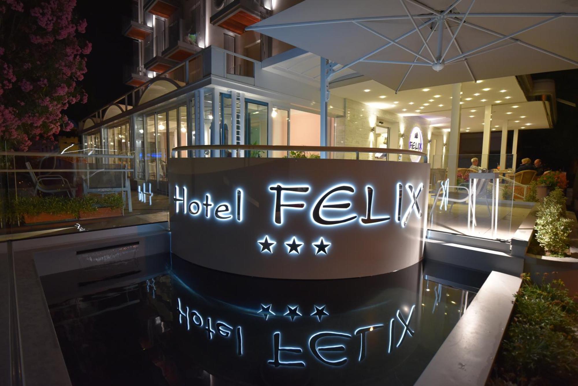 Hotel Felix Ріміні Екстер'єр фото